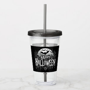 Vintage happy halloween art take away mugg
