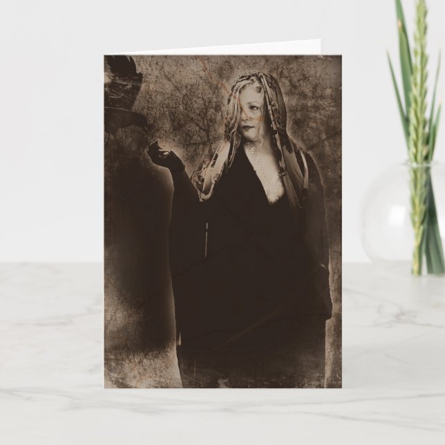 Vintage Happy halloween Kort (Framsida)