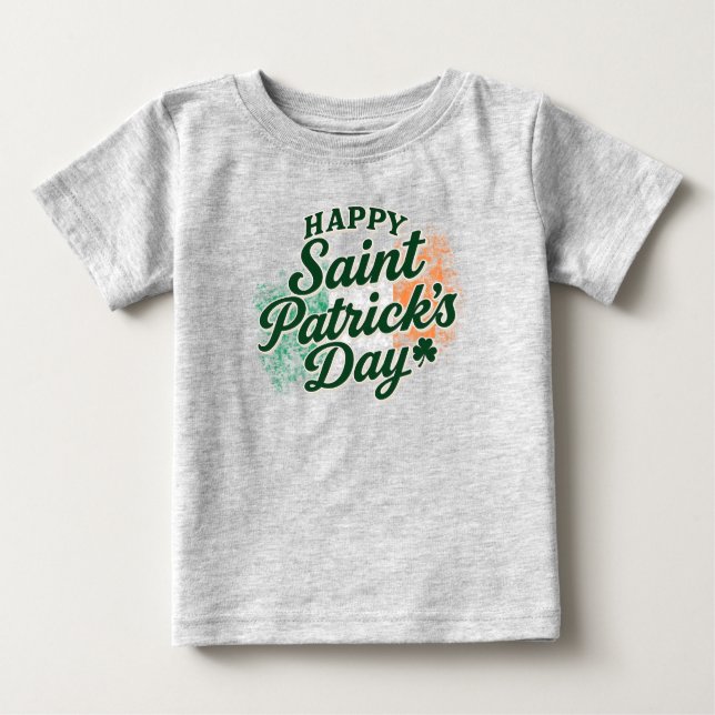 Vintage Happy Saint Patrick's day  T Shirt (Framsida)