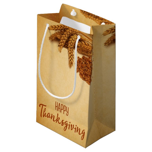 Vintage Happy thanksgiving Wheat Maj (Framsidan Vinklad)