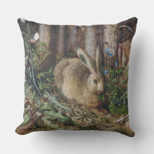 Vintage Har Skog Natur Mörk Cottagecore Kudde