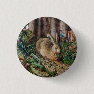Vintage Hare i skogen - Hans Hoffmann Knapp