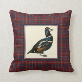 Vintage Harlequin Anka med Pput Square Pillow Kudde