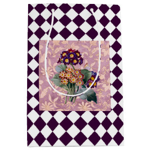 Vintage Harlequin Garden Flower Panel