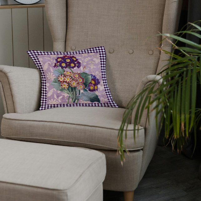 Vintage Harlequin Garden Flower Panel Kudde (Skapare uppladdad)