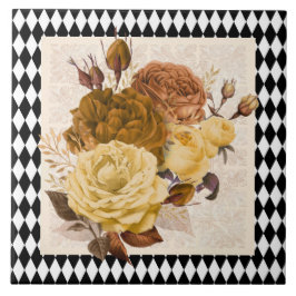 Vintage Harlequin Garden Ro Kakelplatta
