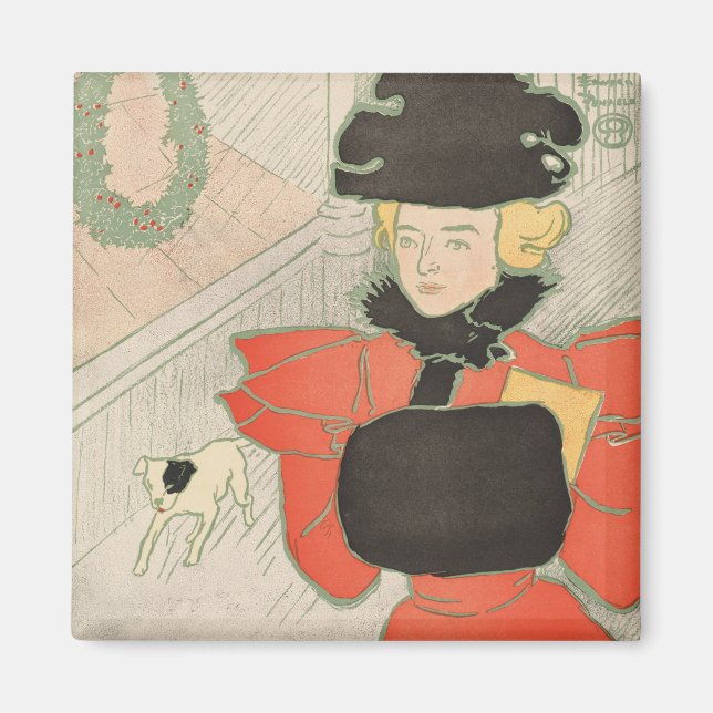 Vintage Harpers jul 1896 Magnet (Framsidan)