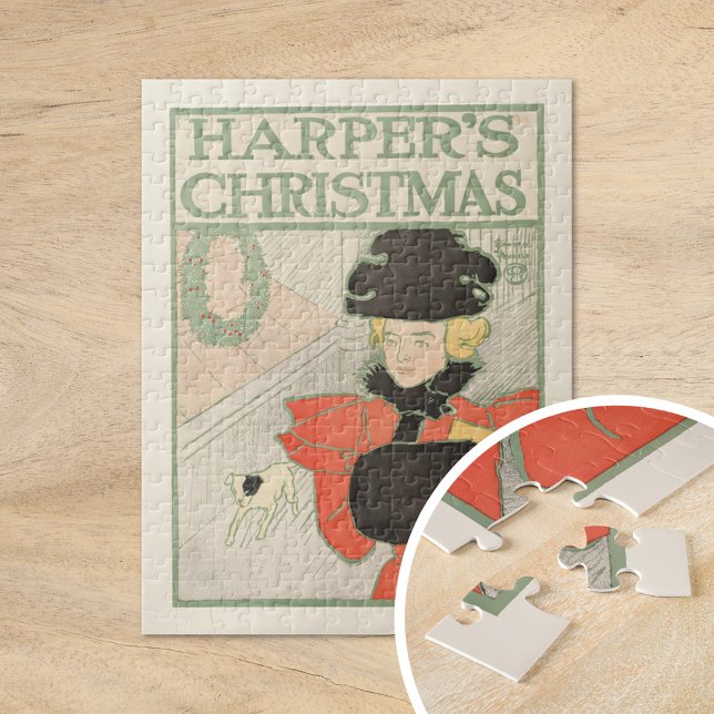 Vintage Harpers jul 1896 Pussel (Skapare uppladdad)