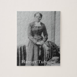 Vintage Harriet Tubman Porträtt Amerikansk histori Pussel