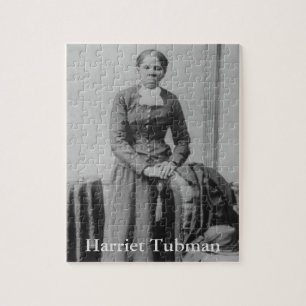 Vintage Harriet Tubman Porträtt Amerikansk histori Pussel