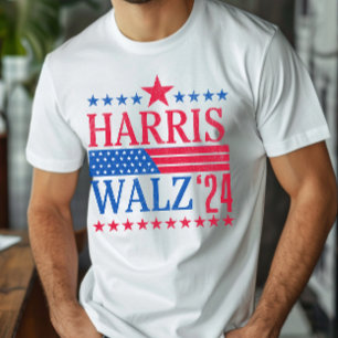 Vintage Harris och Walz 2024 T Shirt
