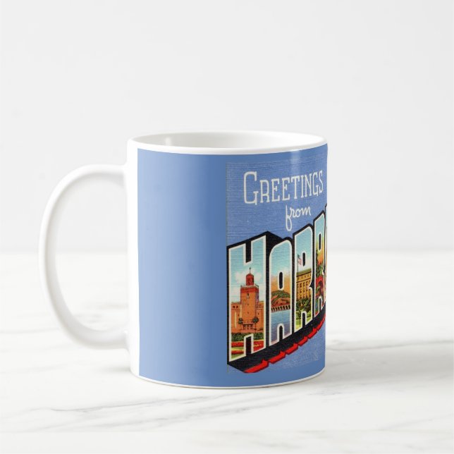 Vintage Harrisburg PA Mugg (Vänster)
