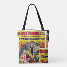 Vintage Harry Houdini-fängelset Cell & Barrel Myas Tygkasse