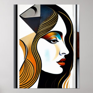 vintage hårsalonvägg Dekorsvart hårsalongvägg Poster