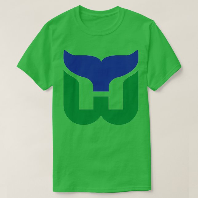 Vintage Hartford Hockey Retro Whalers T Shirt (Design framsida)