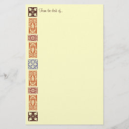 Vintage Harvest Art Anpassningsbar Stationery Brevpapper