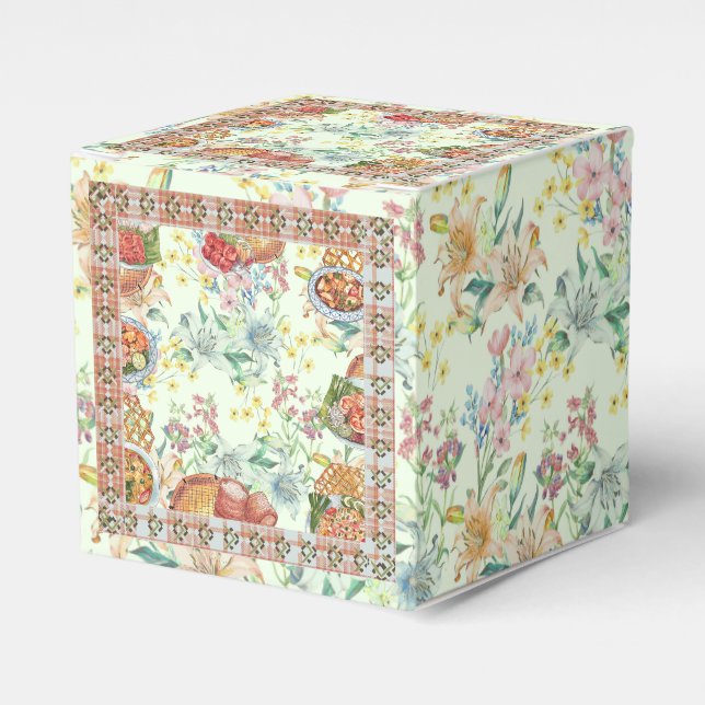 Vintage Harvest Floral  Presentaskar (Framsidan Sidan)