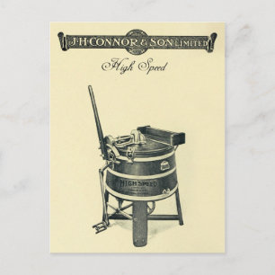 Vintage Hastighetskläder Vykort