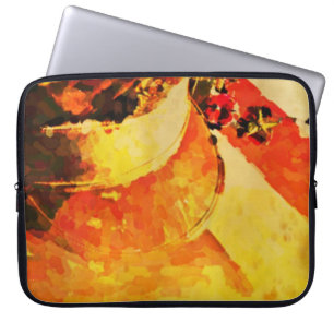 Vintage Hat, Flagga, Medal Vetrans Laptop sleeve