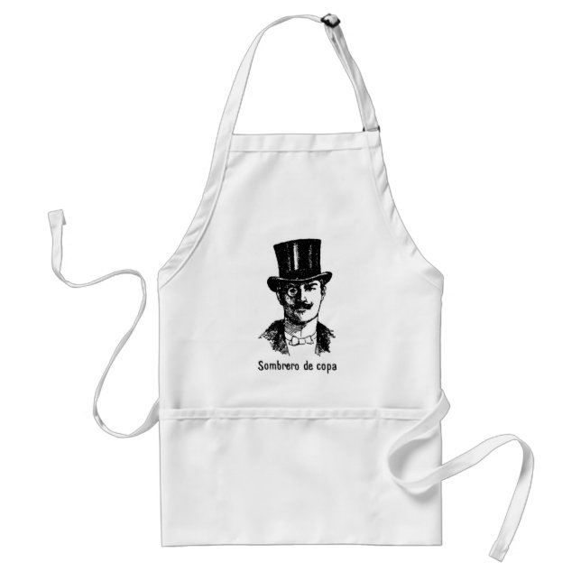 Vintage Hats Apron Förkläde (Framsidan)