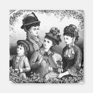 Vintage Hats Magnet