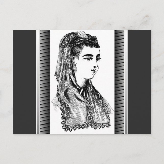 Vintage Hats Vykort (Framsida)