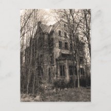 Vintage Haunted House Real Photo Halloween