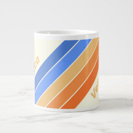 Vintage Hav Solränder med Namn Jumbo Mugg