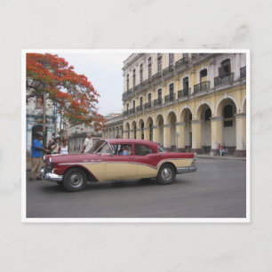 vintage havana gräns vykort
