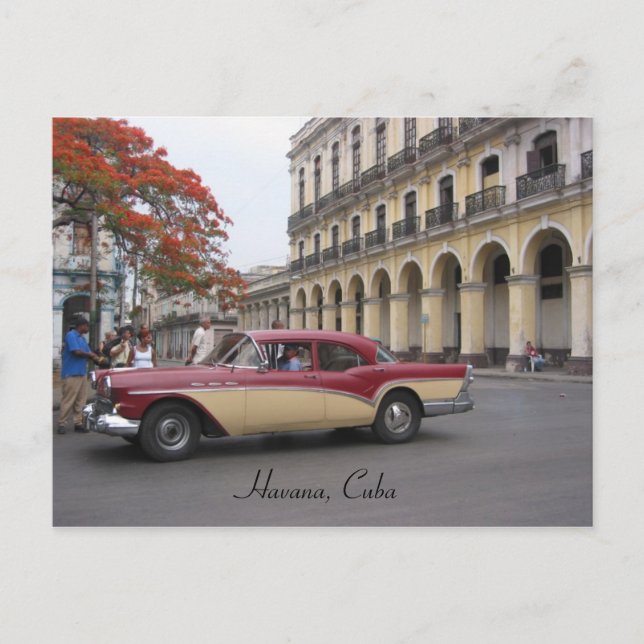 vintage havana vykort (Framsida)