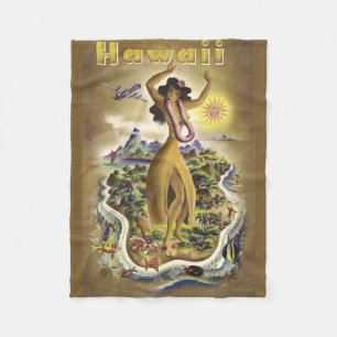 Vintage Hawaii 2 Fleecefilt