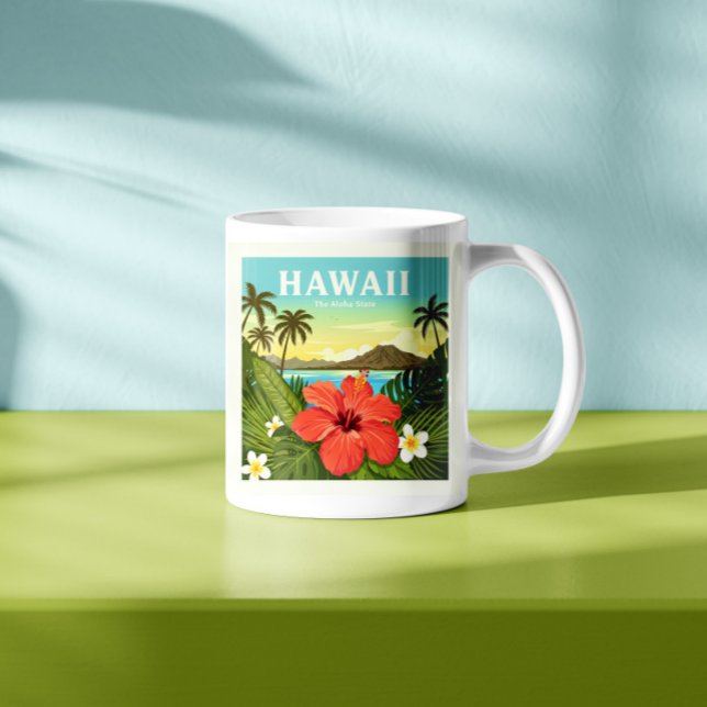 Vintage Hawaii Kaffemugg (Skapare uppladdad)