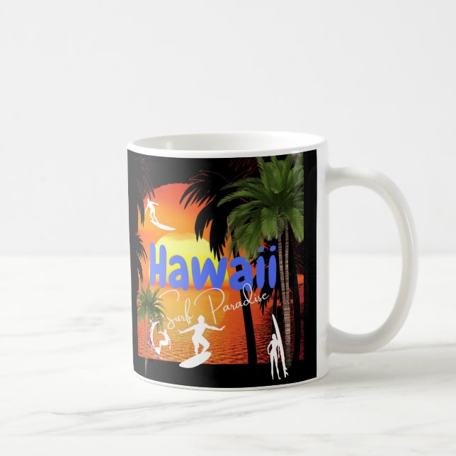 Vintage Hawaii Keepsaké Kaffemugg (Höger)