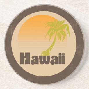 Vintage Hawaii Logotyp Underlägg