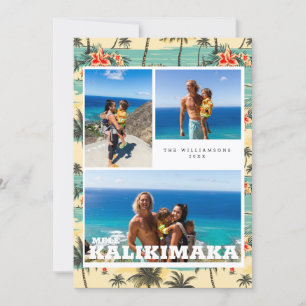 Vintage Hawaii Mele Kalikimaka Julkort
