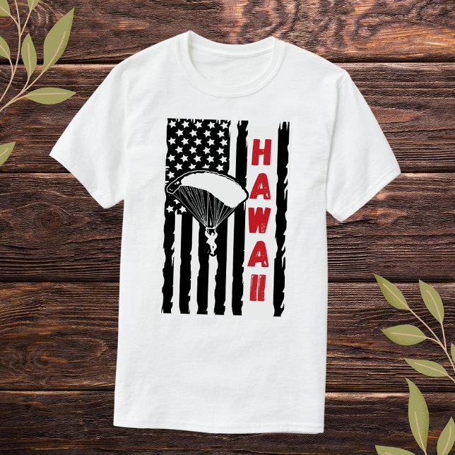 Vintage Hawaii Paragliding Skydiving T Shirt (Skapare uppladdad)