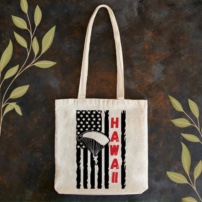 Vintage Hawaii Paragliding Skydiving Tygkasse (Skapare uppladdad)