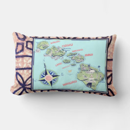 Vintage Hawaii Pillow Lumbarkudde