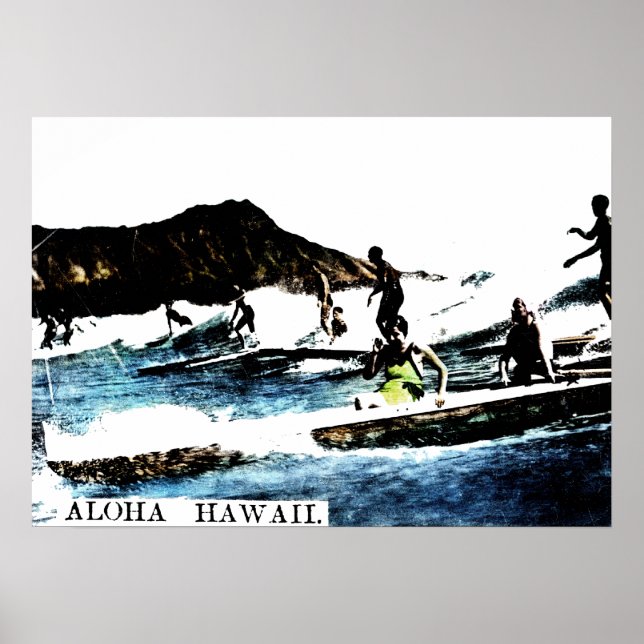 Vintage Hawaii Poster (Framsidan)
