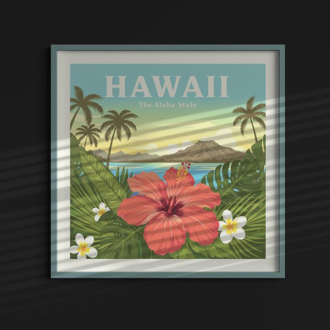 Vintage Hawaii Poster (Skapare uppladdad)