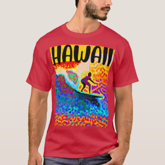 VINTAGE HAWAII SURFNINGSETIKETT 7 T SHIRT