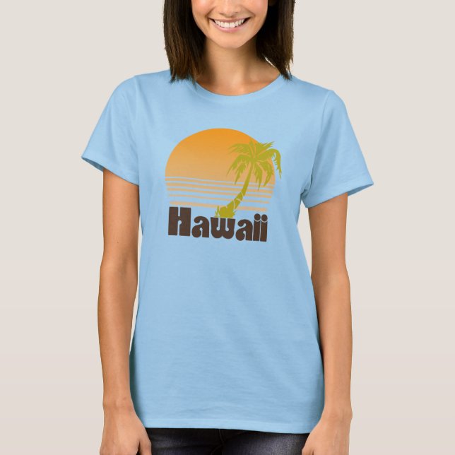 Vintage Hawaii Tee Shirt (Framsida)