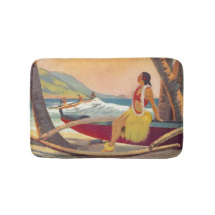 Vintage Hawaii Travel Badrumsmatta