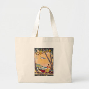 Vintage Hawaii Travel Jumbo Tygkasse