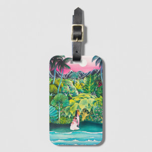 Vintage Hawaii Travel Poster Bagagebricka