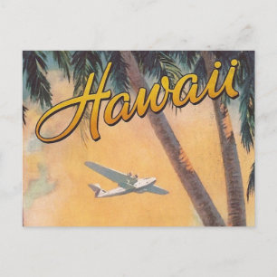 Vintage Hawaii Travel Vykort