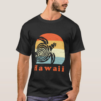 Vintage Hawaii Tribal Sea Turtle Hawaii Vacation G T Shirt