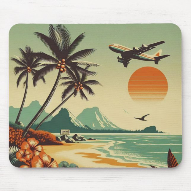 Vintage Hawaii/Tropical Musmatta (Framsidan)