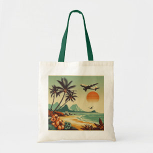Vintage Hawaii/Tropical Tygkasse