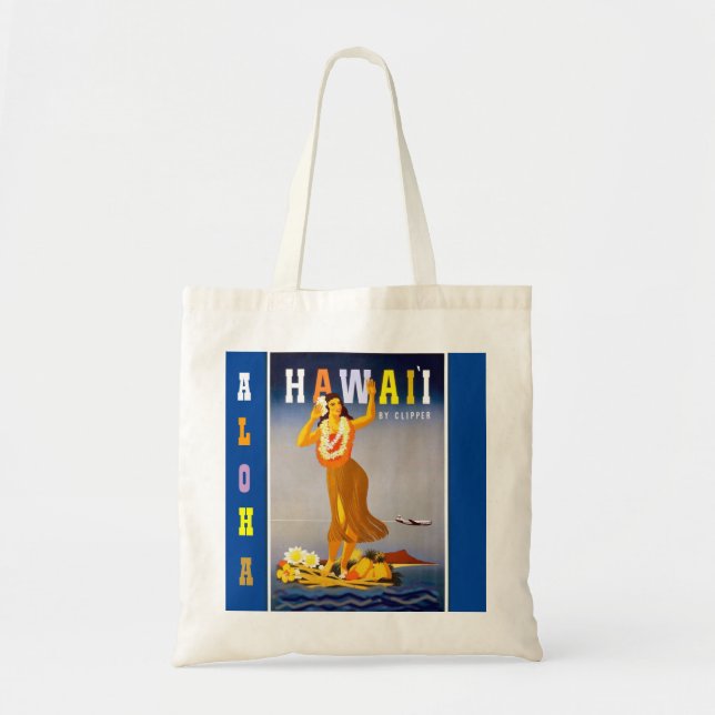 Vintage Hawaii Tygkasse (Framsidan)